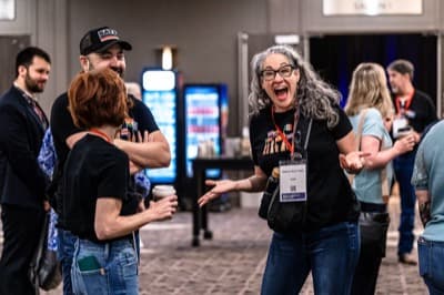 Digital nomad working remotely