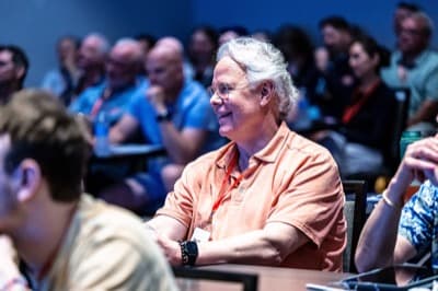 Solo travelers at train station