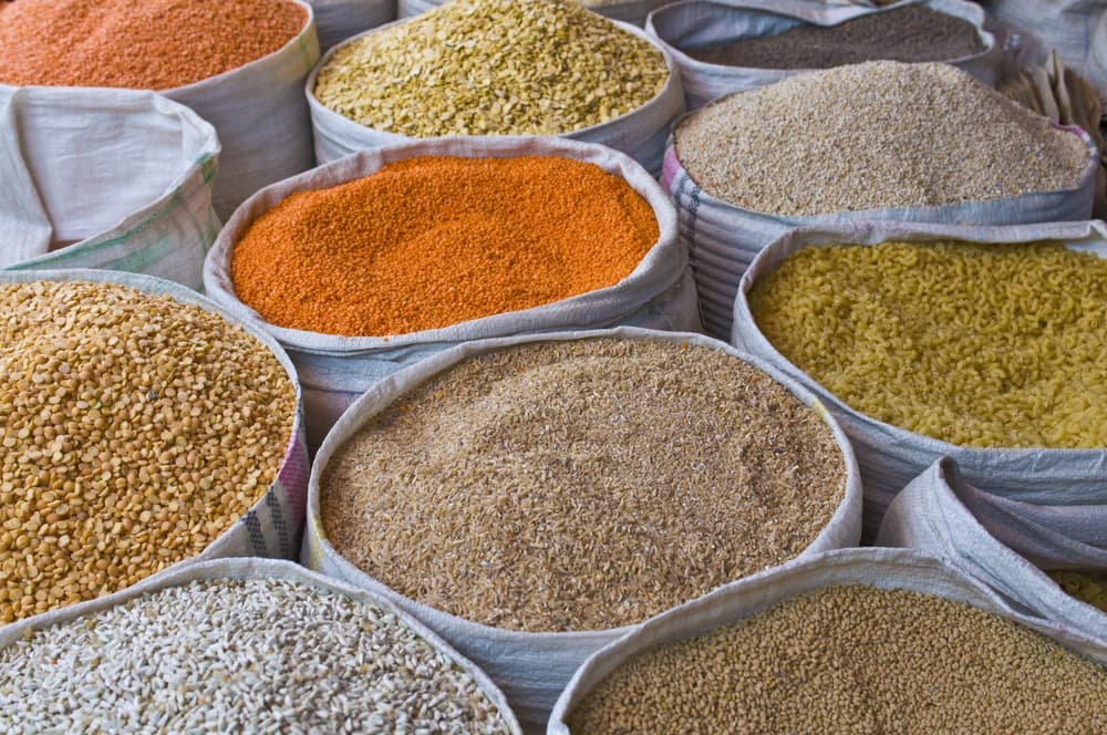 Abundant local spices available for sale, Addis Ababa