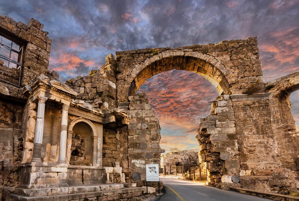 Ancient city ruins preserved for posterity, Antalya