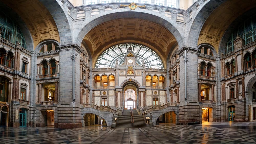 Central Station welcomes train passengers, Antwerp
