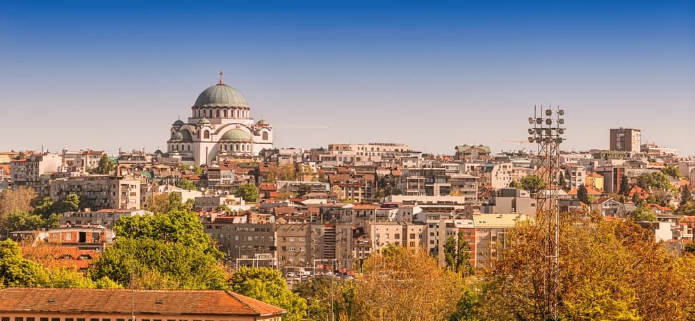 Alternate view of the skyline, Belgrade