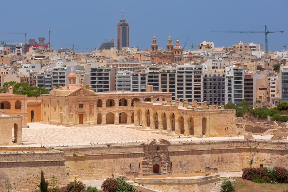 Fort Manoel stands preserved outside city center, Gżira