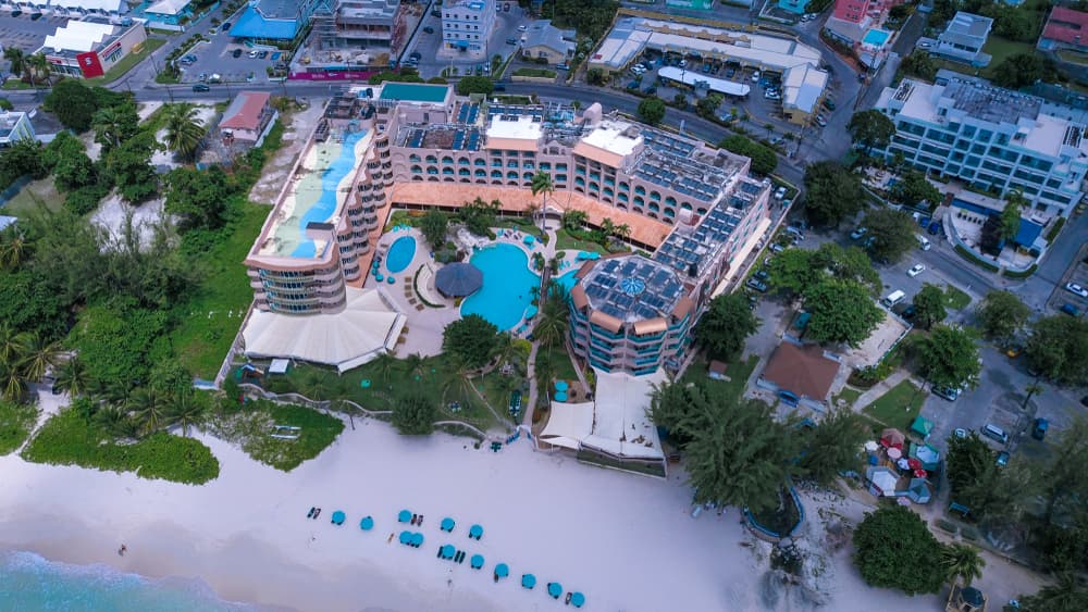 Aerial view of local resort property, Speightstown