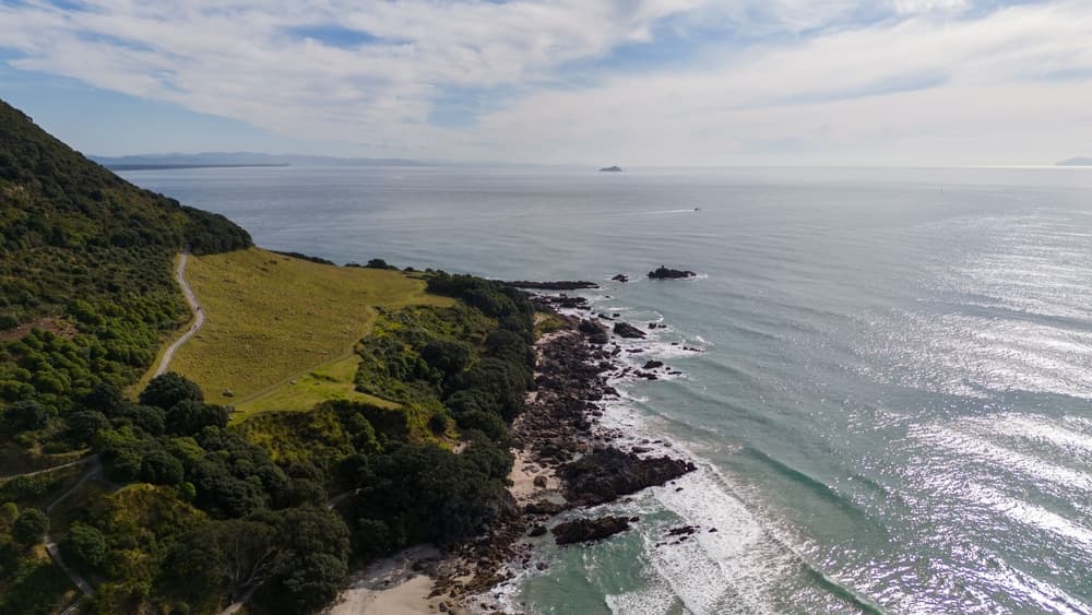 Aerial view of Mount Maunganui, Tauranga