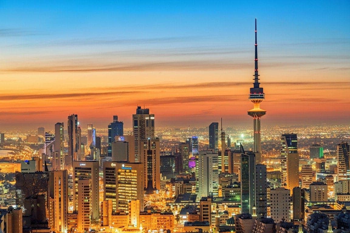 In Kuwait your salary is tax-free, but the job has to come first