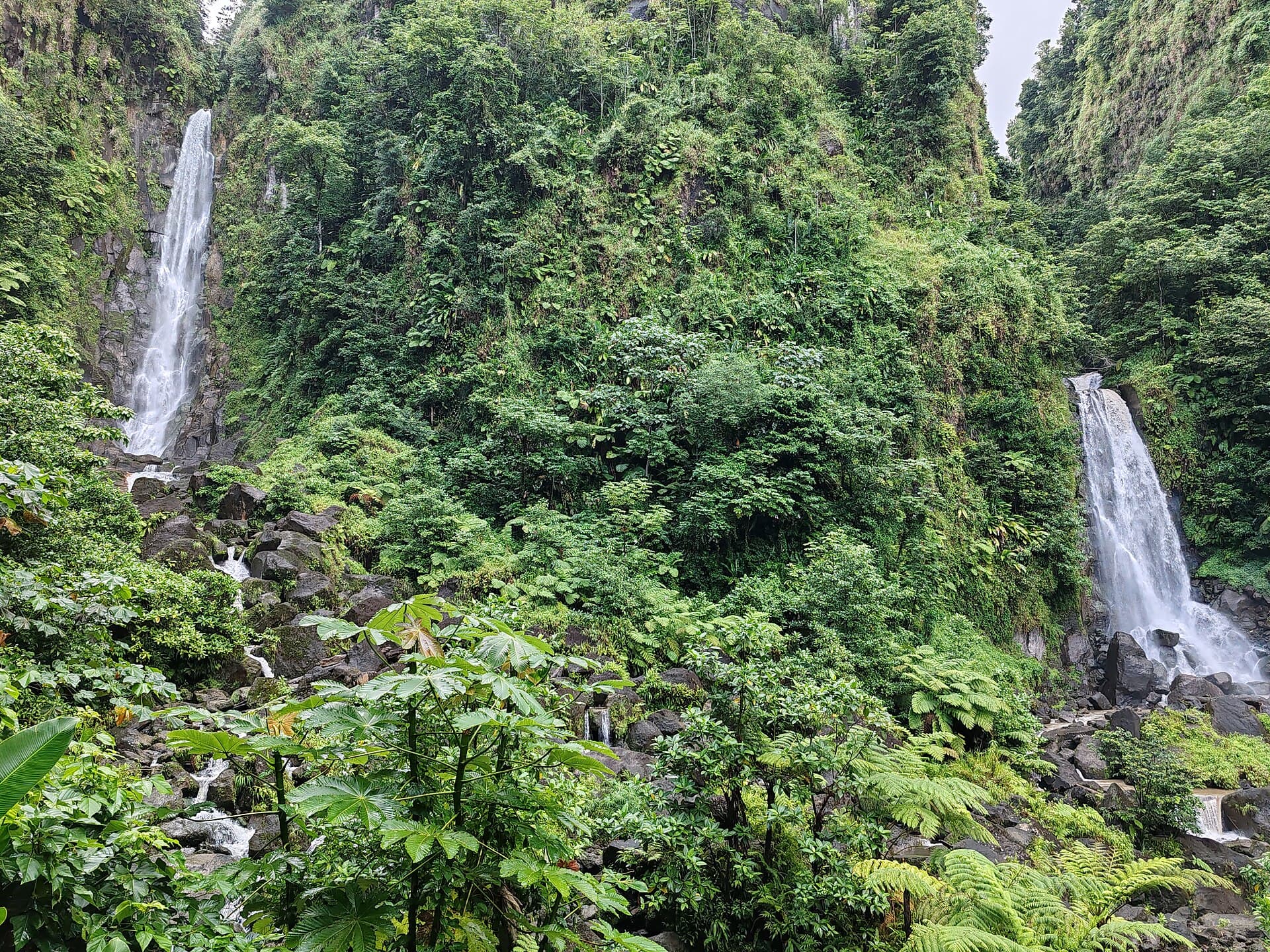 Seventy thousand people, nine volcanoes and almost no resorts