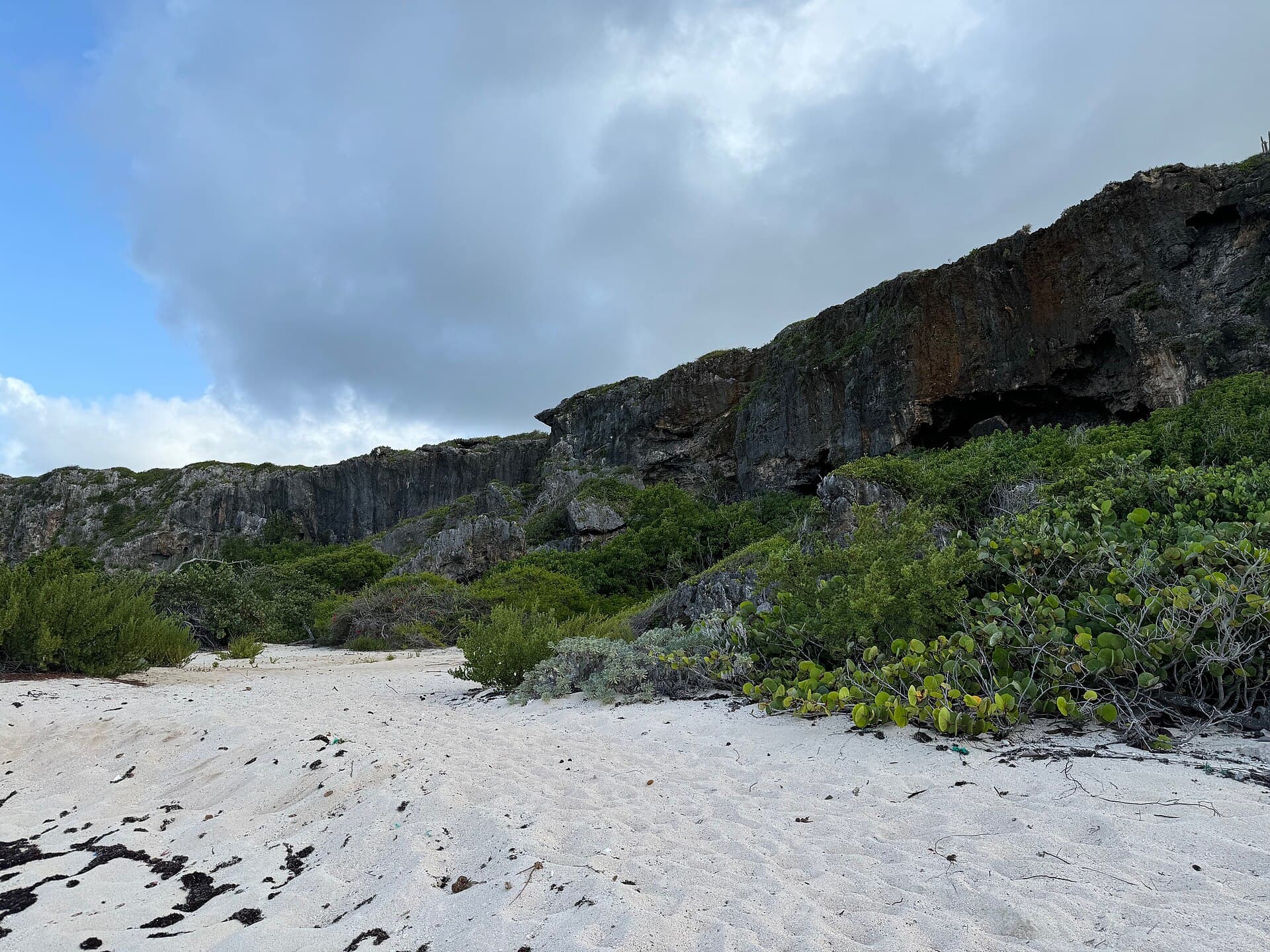An island that runs on English and imports almost everything else
