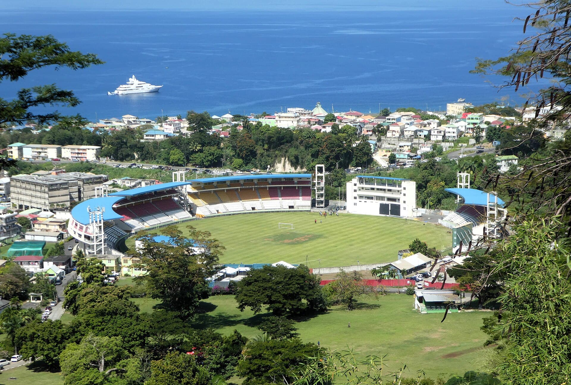 Dominica will hand you a student visa at the airport. It won't hand you a loan.