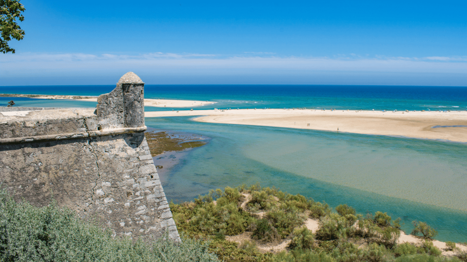 A landscape in Portugal.