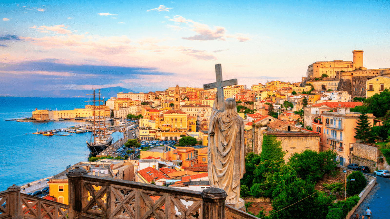A cityscape in Italy.
