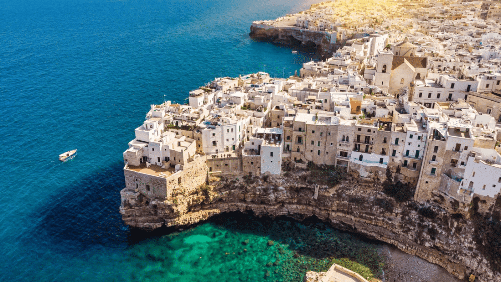 A landscape in Italy.