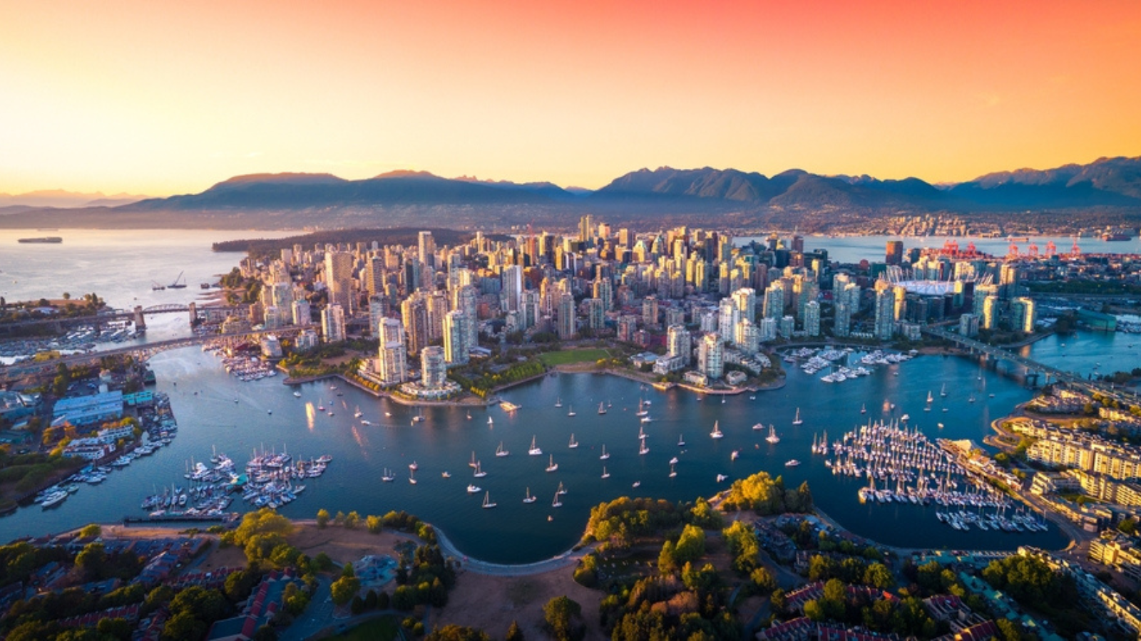 Cityscape of Canada.