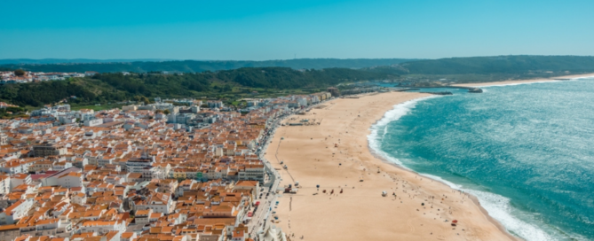 A landscape in Portugal.