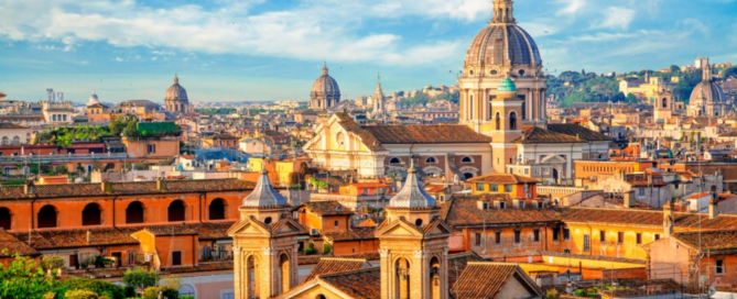 Cityscape of Italy.