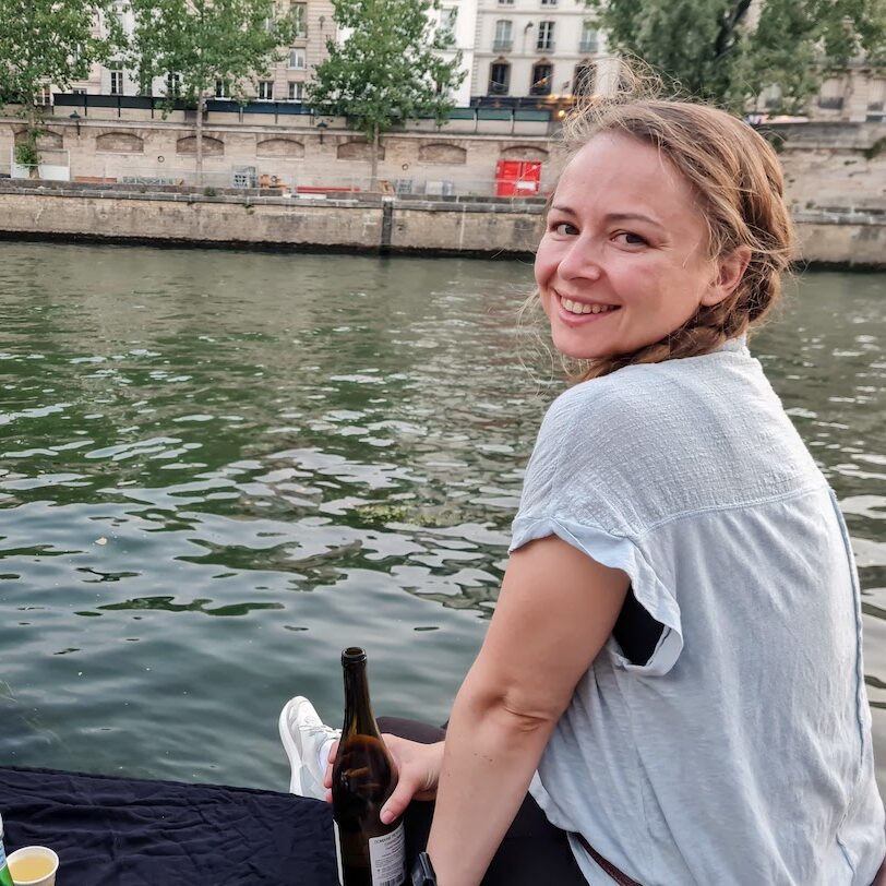 Amber Haggerty in Paris by the Seine