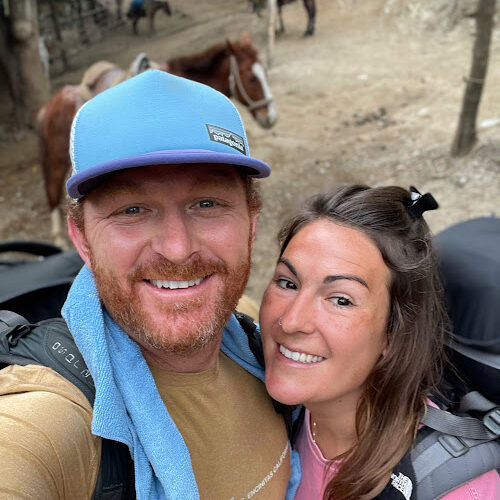 Chris and Rose in Peru hiking