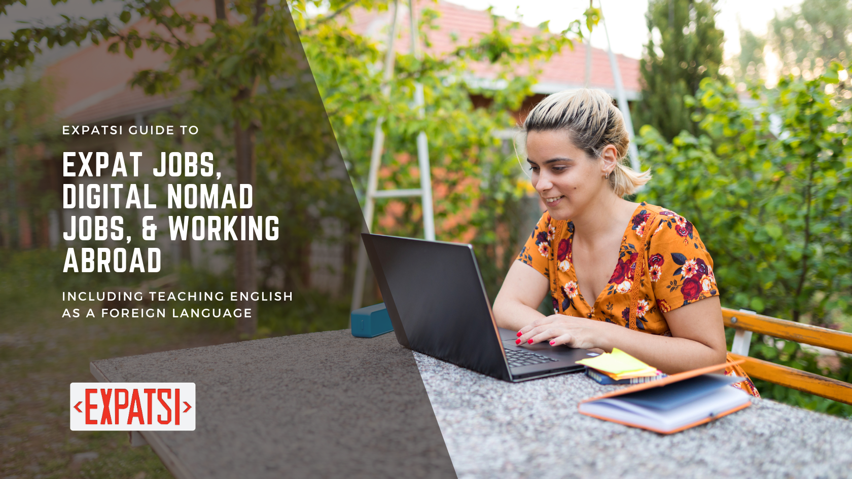 woman who's a digital nomad teaching english as a foreign language